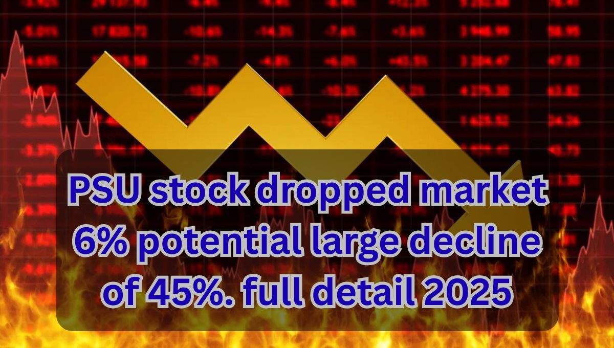 PSU stock dropped