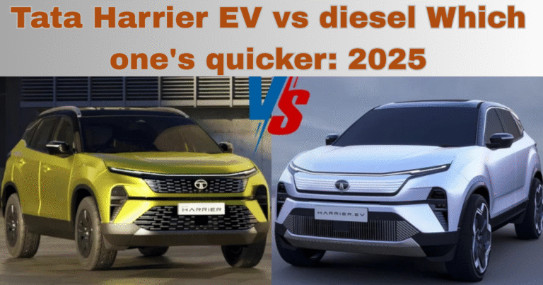 Diesel vs Tata Harrier EV 2025:
